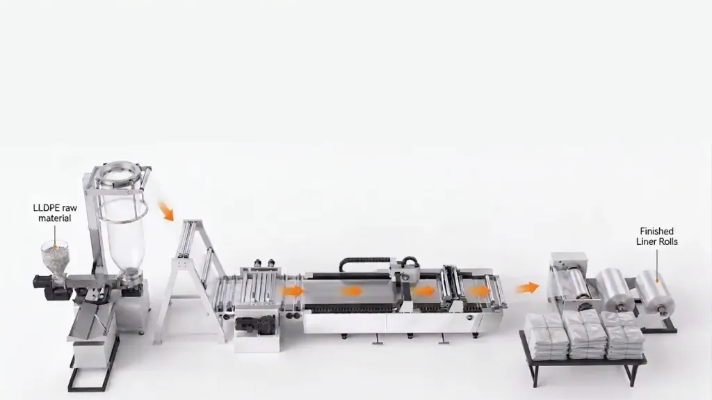 High speed blown film extrusion lines at Agola Polymer Morbi
