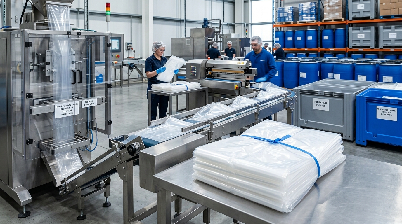 How to Choose the Right LLDPE Liner Bags for Food and Chemical Storage - Agola Polymer Morbi